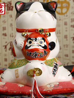 Lucky Cat Decoration ตุ๊กตาของขวัญ พร้อมกล่อง/ขนาด 8 นิ้ว