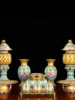 ชุดเครื่องสักการะ สำหรับบูชาพระโพธิสัตว์,พระพุทธ,ตั้งเครื่องบูชา เสริมมงคล