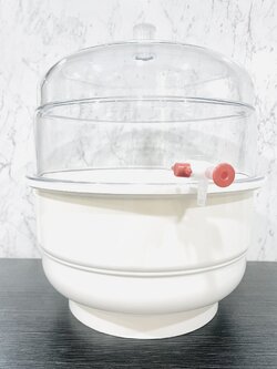 Desiccator Vacuum โถดูดความชื้นพลาสติก