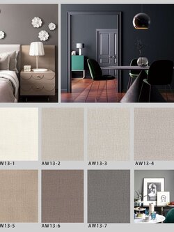 วอลล์เปเปอร์ติดผนังสไตล์โมเดิร์นลายเรียบ หรูหรา