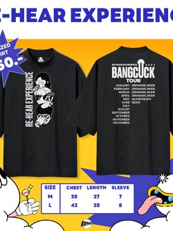 T-Shirt : RE-HEAR EXPERIENCE - BANGCOCK TOUR