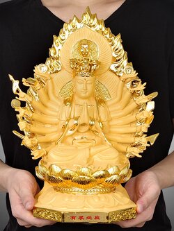 พระโพธิสัตว์กวนอิมพันมือ เสริมดวงการเงิน,การงาน,การค้าร่ำรวยมีกำไร