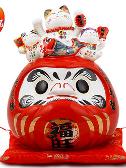 ดารุมะ Daruma ตุ๊กตาแห่งความหวัง ของขวัญ พร้อมกล่อง/ขนาด 11 นิ้ว