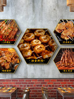 #ภาพวาดสำหรับตกแต่งร้านอาหารจีนแบบร่วมสมัย พร้อมกรอบ(คละสี) ไม่มีกระจก ราคา/1 ชิ้น