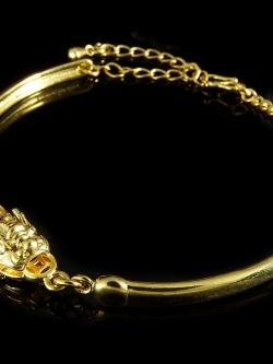 สร้อยข้อมือกึ่งกำไล"ปี่เซี๊ยะคาบเหรียญ" กำไลมงคลเสริมโชคลาภ การเงิน