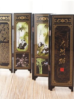 แบบจำลองฉากกั้นห้อง ภาพงานศิลปะจีน ของฝากจากปักกิ่ง