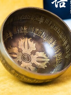 ขันทิเบต(ทองเหลือง) งานทำมือโดยช่างฝีมือชาวเนปาล Tibetan Singing Bowl 13 cm.