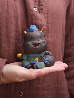 ตุ๊กตาดินเผาวัวผู้แข็งแกร่ง เสริมมงคล,แก้ปีชง สำหรับคนเกิดปีฉลู