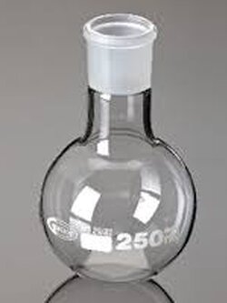ขวดก้นกลมมีข้อต่อ Flat Bottom Flask with Joint S29/32