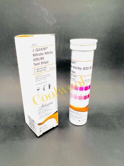 กระดาษทดสอบไนเตรท/ไนไตร์ท Nitrate / Nitrite 500/80 (100 strips/pk)