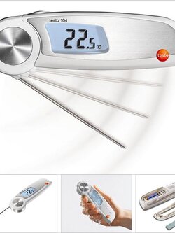 เทอร์โมมิเตอร์ดิจิตอล -50 to +250 °C-Testo