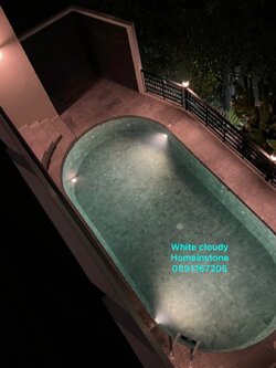 หินธรรมชาติสำหรับปูสระว่ายน้ำ สีเทาอ่อนสไตล์ยุโรป สินค้าพร้อมส่ง