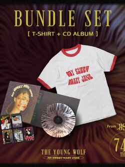 [BUNDLE SET] THE YOUNG WOLF - MY SWEET MARY JANE (T-Shirt + CD)