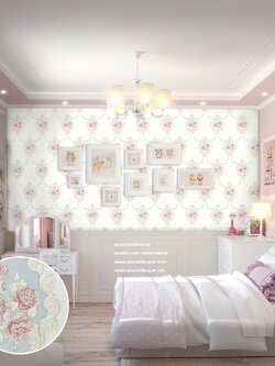 วอลเปเปอร์ลายหลุยส์ หลุยส์ หรูหรา ลวดลายต่าง ๆ