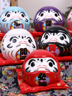 ดารุมะ Daruma ตุ๊กตาแห่งความหวัง ของขวัญ พร้อมกล่อง/ขนาด 10.5 cm.