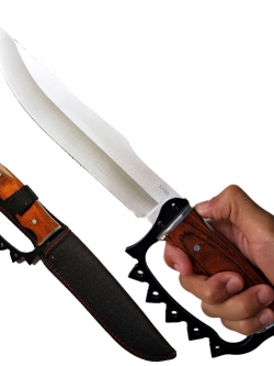 มีดพก มีดเดินป่า มีดใบตาย Columbia XF80 ใบมีดสีเงิน ขนาด 12.2 นิ้ว (31.5 ซม.) พร้อมซองใส่มีด