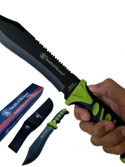 มีดใบตาย Smith & Wesson 9948A ขนาดยาว 12.6 นิ้ว (32 ซม.) พร้อมซองไนล่อนร้อยเข็มขัดสำหรับเก็บมีด