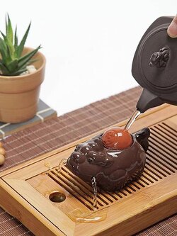 ตุ๊กตาดินเผารูปสัตว์เทพนำโชค,เรียกทรัพย์ สำหรับตบแต่งบ้าน,โต๊ะทำงาน