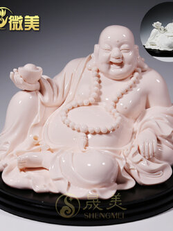 พระสังกัจจายน์อรหันต์แห่งความอุดมสมบูรณ์ เซรามิกเนื้อหยกโปร่งแสง