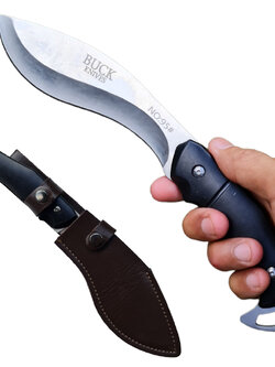 มีดเดินป่า มีดใบตาย BUCK Knives No.95 ขนาด 10.6 นิ้ว (27 ซม.) พร้อมซองมีดร้อยเข็มขัดสำหรับเก็บมีด