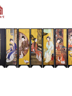 ฉากบานพับ,ฉากจำลองภาพวาดผู้หญิงจีนโบราณ จากร้านของฝากในปักกิ่ง ประเทศจีน
