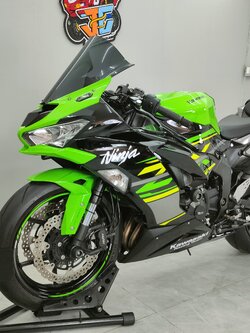 สีเด็ด สายเขียว เสียวทุกโค้ง 😁 KAWASAKI ZX6R จดปี 2019 ทรงโคตรดีสวยใสไร้รอย‼️