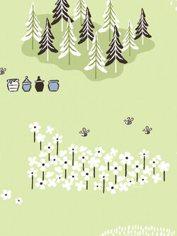 วอลล์เปเปอร์ติดผนังสไตล์โมเดิร์น