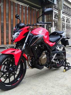 😘 #CB500F โฉมใหม่ ธ.ค. ปี 2017 สภาพแฝดป้ายแดง💯การันตี สายจอด 4,4xx โลแท้