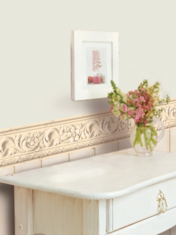 MB-09 Wall Border Sticker วอลล์เปเปอร์ไวนิล ลายบัวแต่งขอบ หน้ากว้าง 10.8 cm