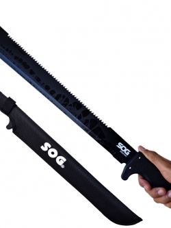 มีดเดินป่า มีดมาเชเต้ SOG SOGfari Machete ยาว 24 นิ้ว (ุ61 ซม.) พร้อมซองผ้าไนล่อนสำหรับเก็บมีด