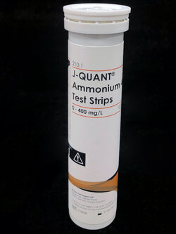 กระดาษทดสอบแอมโมเนีย Ammonia test strip 0-6 ppm (100 strips/pk)