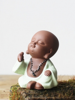 ตุ๊กตาดินเผาประดับบ้าน รูปแบบพุทธนิกายเซน