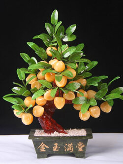 ต้นท้อหยกมงคล เครื่องประดับปรับฮวงจุ้ย ค้าขายดีมีกำไร เสริมความมั่งคั่งร่ำรวย