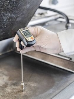 ดิจิตอลเทอร์โมมิเตอร์วัดพื้นผิว testo905-T2 - surface thermometer Max +350°C