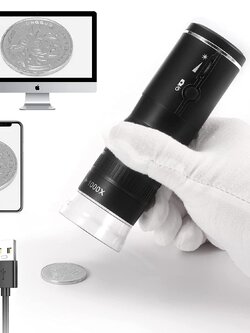 กล้องจุลทรรศน์ชนิดพกพา กำลังขยาย 50x-1000x เชื่อมต่อผ่าน ipad, iphone, Android,Mac,IOS