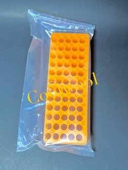 Reversible Racks for Microtube,Polypropylene 60-Well (5x12)-แร็คใส่หลอดปั่นเหวี่ยง 60 ช่อง