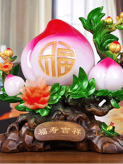 ผลท้อมงคล เครื่องประดับปรับฮวงจุ้ยเสริมความมั่งคั่งร่ำรวย