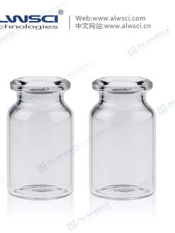 6ml Crimp Headspace Vial Clear Glass (100ชิ้น/แพ็ค)