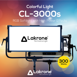 CL-3000s High Power Colourful Light with effects ไฟสตูดิโอปรับแสงเปลี่ยนสีได้ 360 สีมีโหมดพิเศษ กำลังไฟ 300 วัตต์