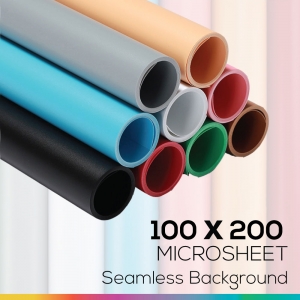 REAL Microsheet 100 x 200 cm เลือกสี แผ่นไมโครชีทฉากหลังถ่ายภาพสินค้าของแท้