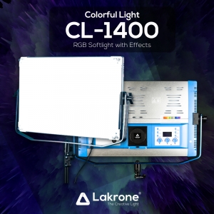 CL-1400 Colourful Light with effects ไฟสตูดิโอปรับแสงเปลี่ยนสีได้ 360 สีมีโหมดพิเศษ กำลังไฟ 140 วัตต์ และ RGB 160 วัตต์
