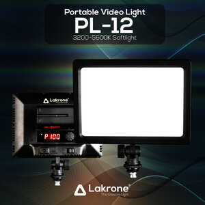 PL-12 เปลี่ยนสีได้ 3200-5600K ไฟแอลอีดีพกพา ติดหัวกล้องได้ 12 วัตต์ พร้อม Battery N750 (4400 mAh) แบตเตอรี่สำหรับใช้คู่กับ PL-12 แถมฟรี Charger