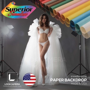 SUPERIOR PAPER BACKDROP 2.72x11 เมตร ฉากกระดาษซูพีเรีย USA