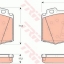 ผ้าเบรค Benz (W220) S280 , S320 ปี 99-02 - TRW COTEC (หน้า)