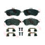ผ้าเบรค Benz (W204) C200 C220 C300 ปี 07-12 (หน้า) - TRW COTEC