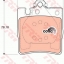 ผ้าเบรค Benz (W210) E200 Komp ปี 00-03 - TRW COTEC (หลัง)