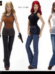 Flirty Girl Collectibles - FGC2016-8,9,10 Denim Fashion Clothing set