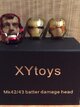 XYtoys Ironman Mark 42/43 Battle Damage Head หัวโทนี่ไอรอนแมน